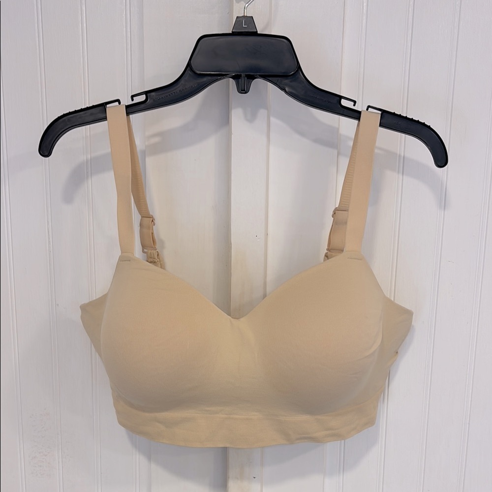 True kind Seamless, adjustable, shaping, wireless, Tan Bra size XL